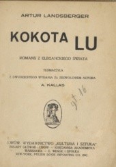Okładka książki Kokota Lu: romans z eleganckiego świata Artur Landsberger