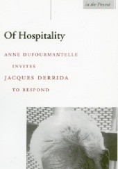 Okładka książki Of Hospitality Jacques Derrida, Anne Dufourmantelle