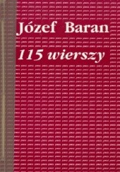 Okładka książki 115 wierszy Józef Baran