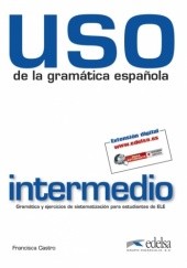 Okładka książki USO de la gramática española intermedio Francisca Castro Viudez