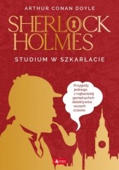 Okładka książki Sherlock Holmes. Studium w szkarłacie