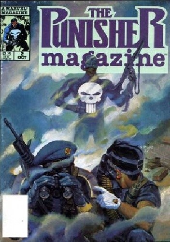 Okładki książek z cyklu Punisher Magazine