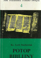 Okładka książki Potop biblijny: Tworzywo literackie, treść opowiadania, teologia Lech Stachowiak