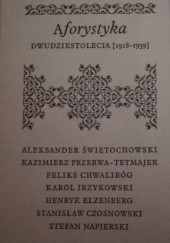 Aforystyka dwudziestolecia [1918-1939]
