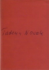 Okładka książki Wiersze wybrane Tadeusz Nowak