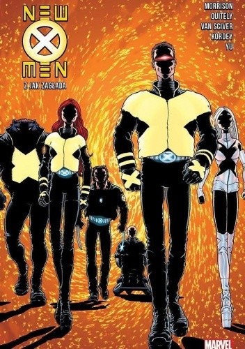 Okładki książek z cyklu New X-Men - wyd. zbiorcze