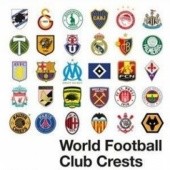 Okładka książki World Football Club Crests: The Design, Meaning and Symbolism of World Football's Most Famous Club Badges Leonard Jägerskiöld Nilsson