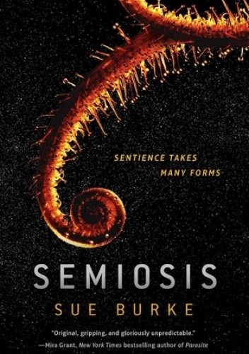 Okładki książek z cyklu Semiosis