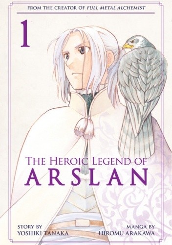 Okładki książek z cyklu The Heroic Legend of Arslan