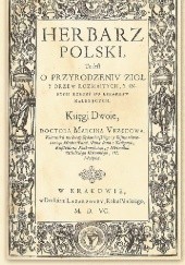 Okładka książki Herbarz Polski Marcin z Urzędowa
