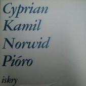 Okładka książki Pióro Cyprian Kamil Norwid