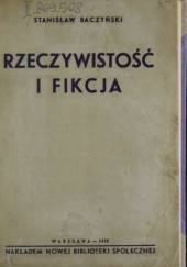 Okładka książki Rzeczywistość i fikcja Stanisław Baczyński