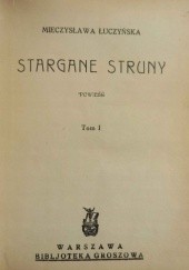 Okładka książki Stargane struny Mieczysława Przybylska-Łuczyńska