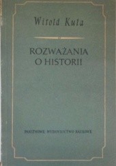 Okładka książki Rozważania o historii Witold Kula
