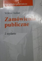 Okładka książki Zamówienia publiczne Wiktor Jaślan