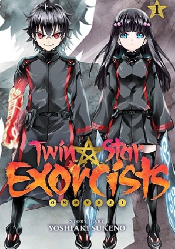 Okładki książek z cyklu Twin Star Exorcists