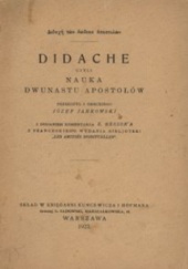 Okładka książki Didache czyli nauka dwunastu apostołów praca zbiorowa