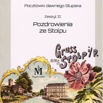 Okładki książek z cyklu Pocztówki dawnego Słupska