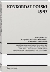 Okładka książki Konkordat polski 1993 Paweł Borecki, Czesław Janik, Małgorzata Winiarczyk-Kossakowska