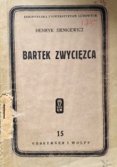 Okładka książki Bartek zwycięzca Henryk Sienkiewicz