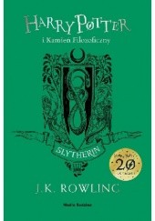 Okładka książki Harry Potter i Kamień Filozoficzny. Slytherin J.K. Rowling