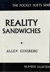 Okładka książki Reality Sandwiches Allen Ginsberg
