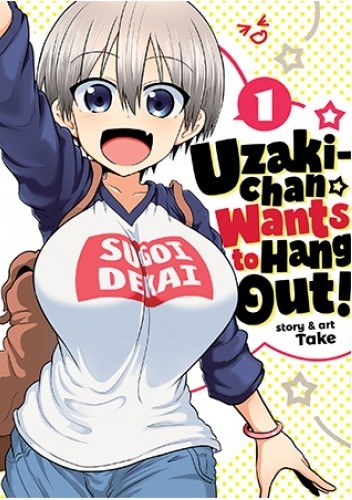 Okładki książek z cyklu Uzaki-chan Wants to Hang Out!
