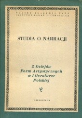 Okładka książki Studia o narracji Jan Błoński, Stanisław Jaworski, Janusz Sławiński