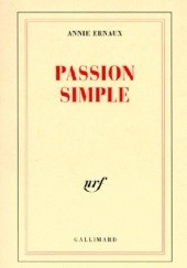Okładka książki Passion simple Annie Ernaux