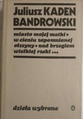 Okładka książki Miasto mojej matki. W cieniu zapomnianej olszyny i inne utwory Juliusz Kaden-Bandrowski
