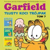 Okładka książki Garfield. Tłusty koci trójpak. Tom 7 Jim Davis