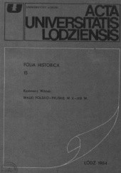 Okładka książki Walki polsko-pruskie w X-XIII w. Kazimierz Wiliński