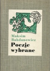 Okładka książki Poezje wybrane Maksim Bahdanowicz