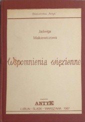 Okładka książki Wspomnienia więzienne Jadwiga Malkiewicz