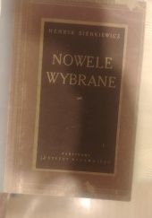 Okładka książki Nowele wybrane Henryk Sienkiewicz