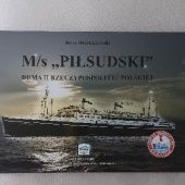 Okładka książki M/s "Piłsudski" : duma II Rzeczypospolitej Polskiej Jerzy Drzemczewski