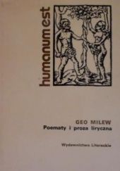 Okładka książki Poematy i proza liryczna Geo Milew