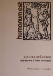 Okładka książki Niesłowa i inne wiersze Nichita Stănescu