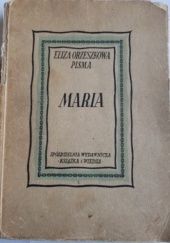 Okładka książki Maria Eliza Orzeszkowa