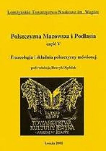 Okładki książek z serii Polszczyzna Mazowsza i Podlasia; cz. 5