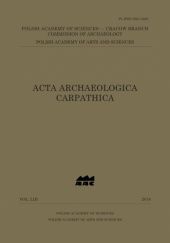 Okładka książki Acta Archaeologica Carpathica, Tom LIV