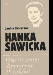Okładka książki Hanka Sawicka Janina Balcerzak