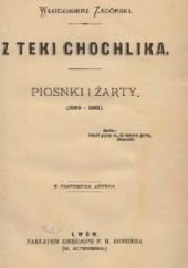 Okładka książki Z teki Chochlika. Piosnki i żarty Włodzimierz Zagórski