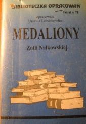 Okładka książki Medaliony Zofii Nałkowskiej Urszula Lementowicz