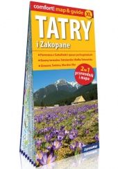 Okładka książki Tatry i Zakopane; laminowany map&amp;guide (2w1: przewodnik i mapa) praca zbiorowa