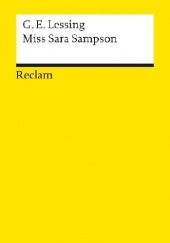 Okładka książki Miss Sara Sampson Gotthold Ephraim Lessing