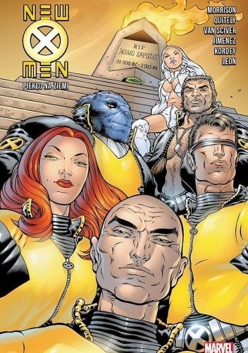 Okładki książek z cyklu New X-Men - wyd. zbiorcze