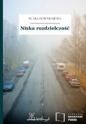 Okładka książki Niska rozdzielczość Klara Nowakowska