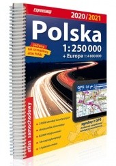 Okładka książki Polska; atlas samochodowy 1:250 000 praca zbiorowa
