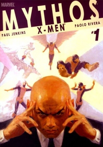 Okładki książek z cyklu Mythos Marvel Comics